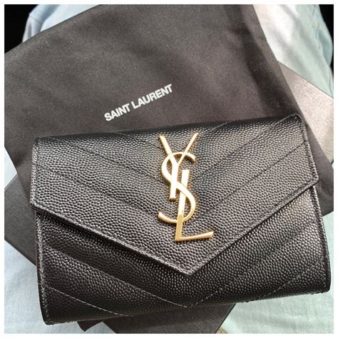 ysl monogram envelope woc|ysl wallet review.